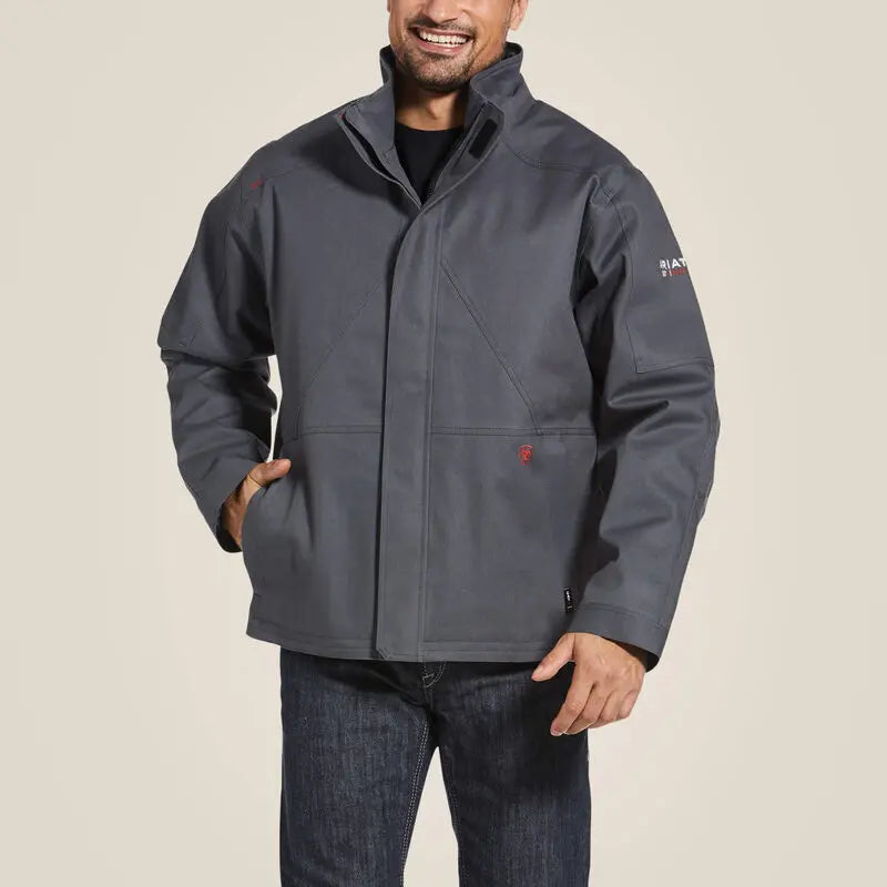ARIAT - FR Maxmove Waterproof Insulated Jacket, Iron Grey Becker Safety and Supply