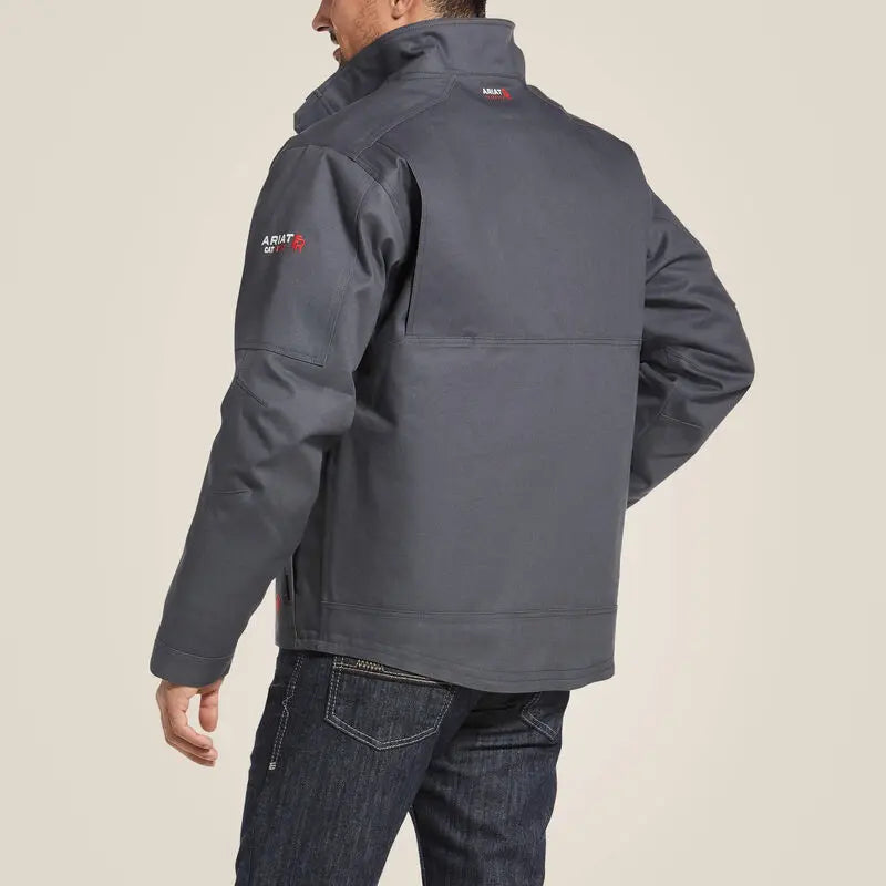 ARIAT - FR Maxmove Waterproof Insulated Jacket, Iron Grey Becker Safety and Supply