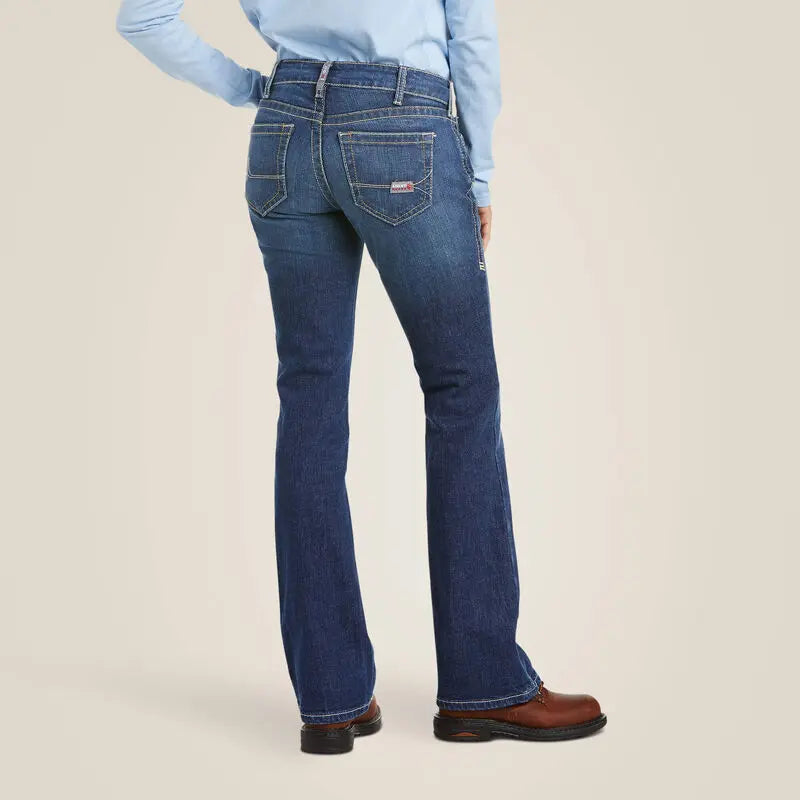 ARIAT - FR Mid Rise Boot Cut Womens Jean 12.5oz Becker Safety and Supply