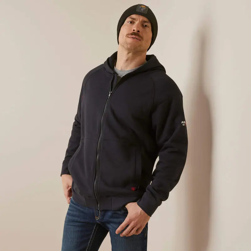 ARIAT - FR Rev Hoodie, Shock Fire Black Becker Safety and Supply