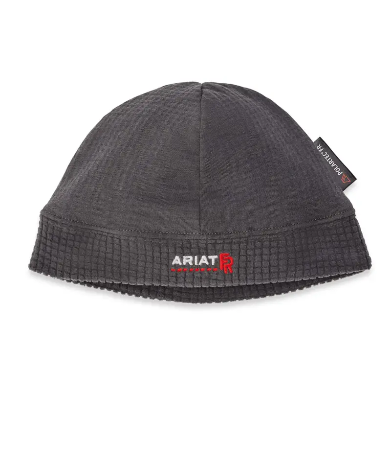 ARIAT - Mens FR Polartec Beanie, Grey Becker Safety and Supply