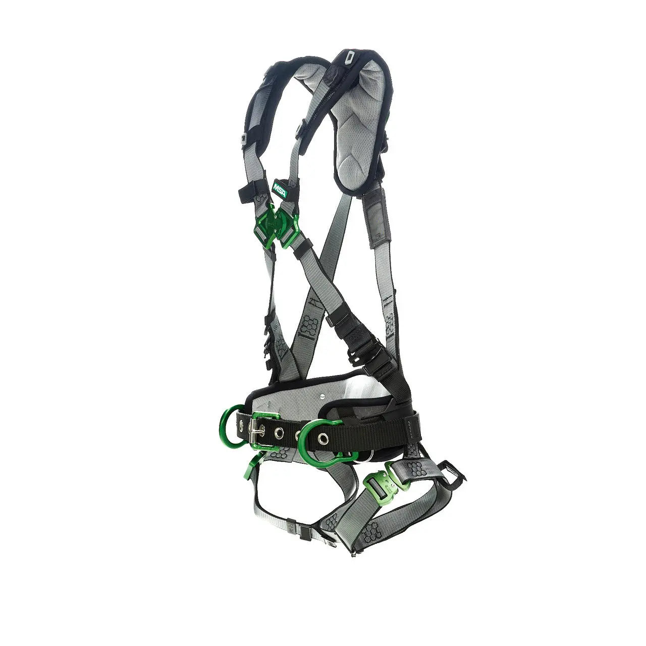 MSA - V-FIT Construction
Harness, Super Extra Large,
Back & Hip D-Rings,
Quick-Connect Leg Straps,
Shoulder Padding - SUPER XL Becker Safety and Supply