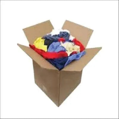 RYZUN - (CU) Rags - Colored T-shirt Rags - 25 lb - Becker Safety and Supply