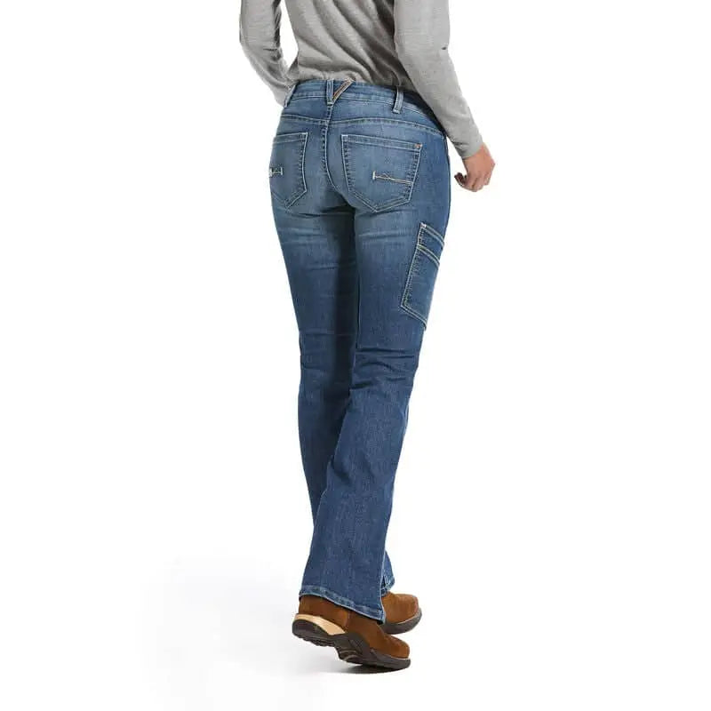 ARIAT - Women's, Rebar DuraStretch Raven Boot Cut Jean - Becker Safety and Supply
