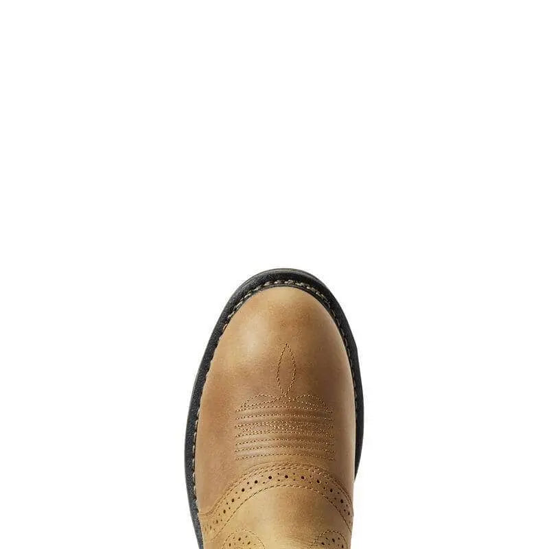 ARIAT - WorkHog Waterproof Composite Toe Work Boot, Aged Bark - Becker Safety and Supply