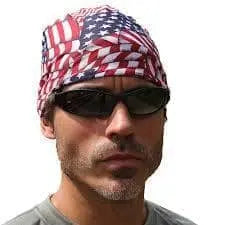 ERGODYNE - CHILL-ITS 6485 Multi-Band Face Protector - Stars & Stripes - Becker Safety and Supply