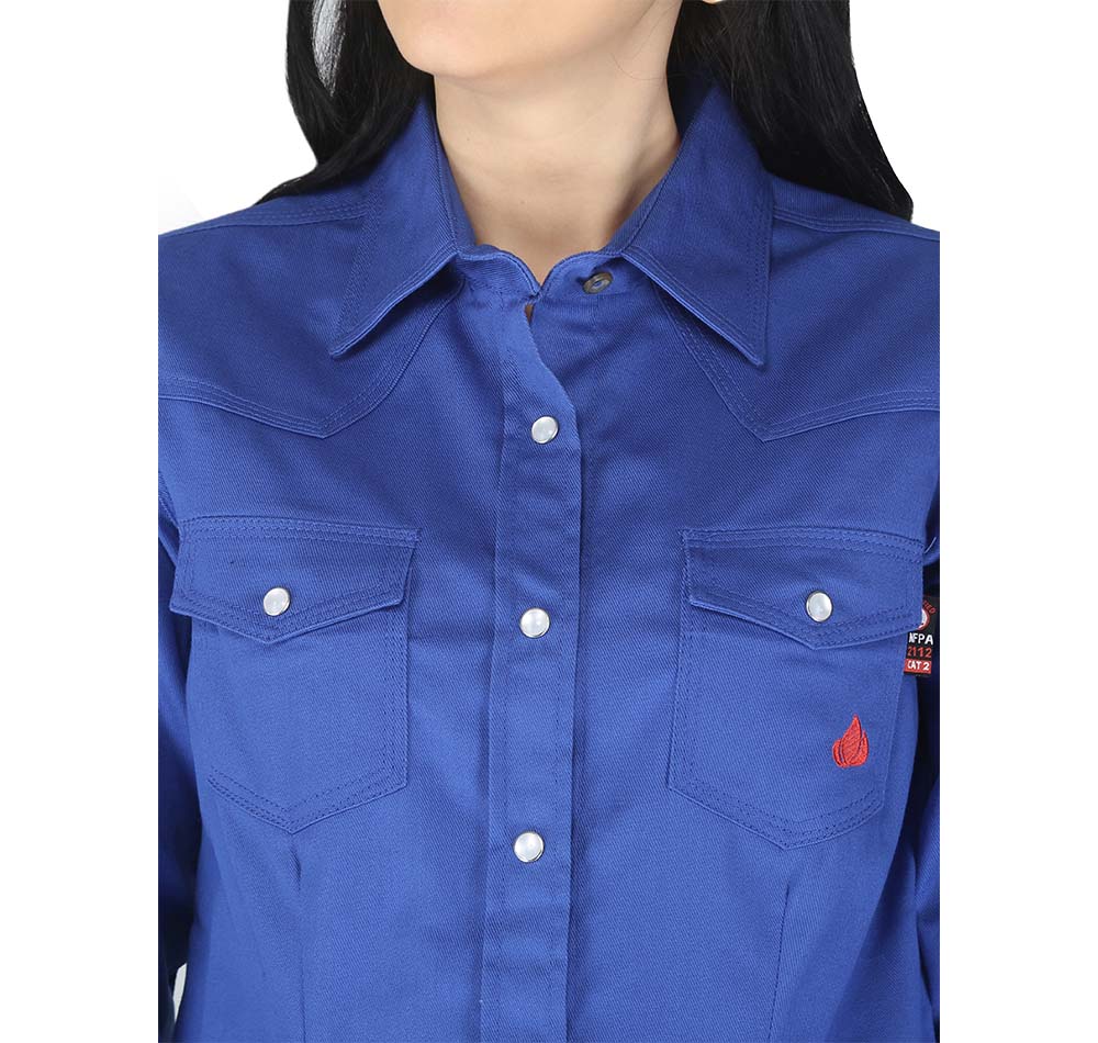 Forge -FR Women'S Long Sleeve Shirt - Becker Safety and Supply