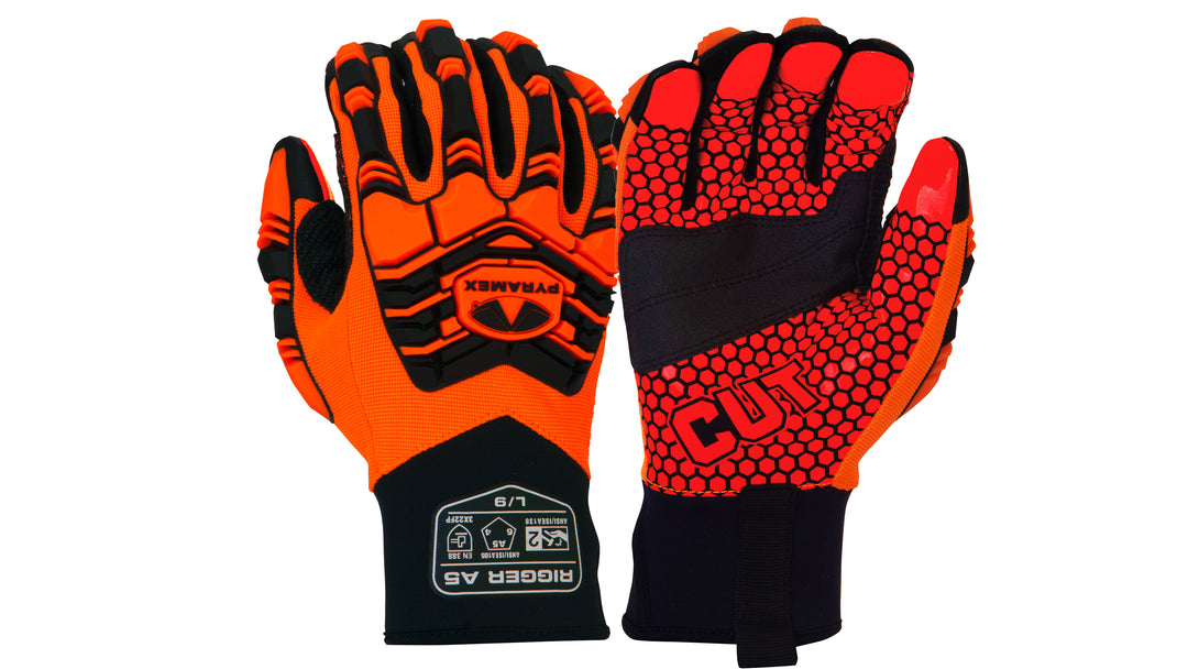 PYRAMEX - Synthetic Leather Silicone Palm A5 Cut Level 2 Impact