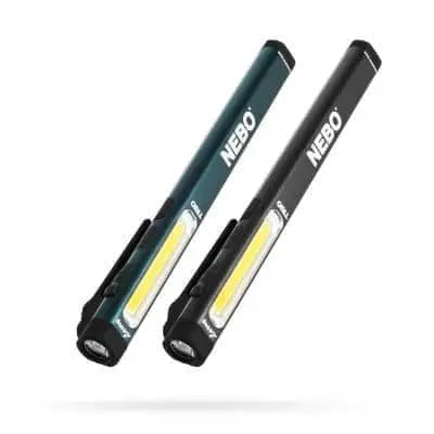 NEBO - Larry Trio   The Larry TRIO is a powerful 3-in-1 rechargeable light featuring a 200 lumen spot light, 300 lumen C‚Ä¢O‚Ä¢B work light and a red laser pointer - Becker Safety and Supply