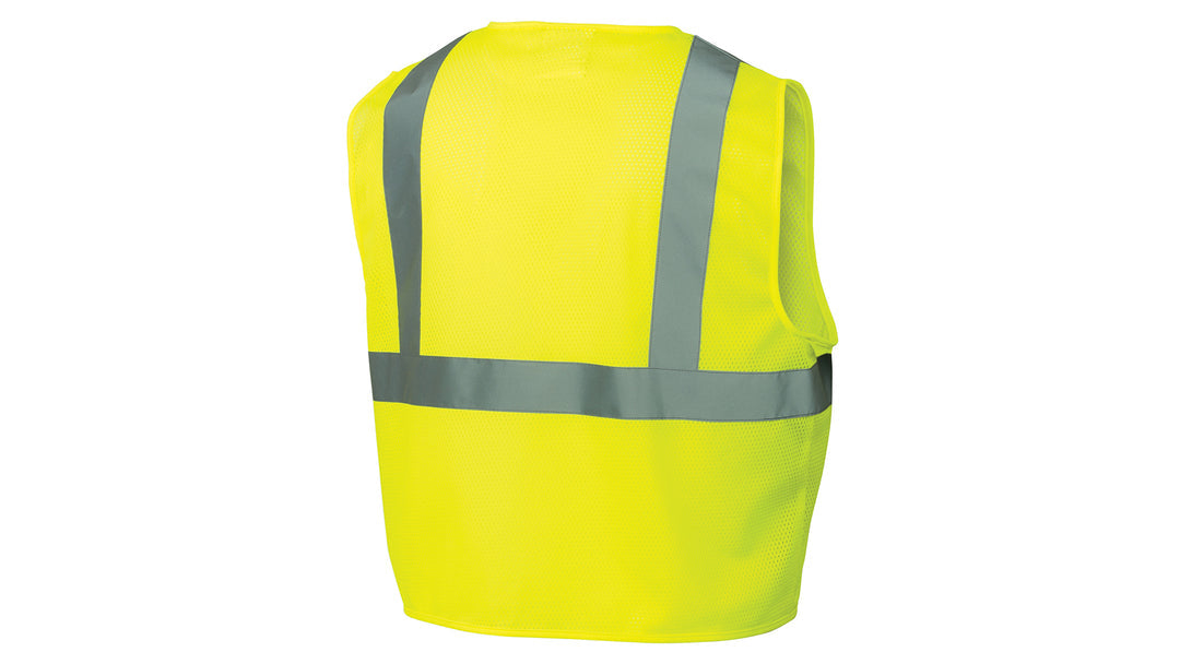 Pyramex - Se Class 2 Vest - Lime Mesh W/ Silver Reflective