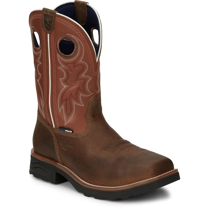 TONY LAMA - FIREBALL 11" COMPOSITE TOE WATERPROOF WORK BOOT - Becker Safety and Supply