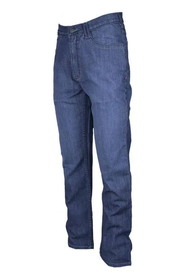 LAPCO - 11oz. FR Comfort Flex Jeans 3/1 Twill Weave Denim 69% Cotton - 30% Modacrylic - 1% Elastane - 34X38 - Becker Safety and Supply